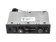 Heating / Ventilation control switch LHD, Black. Porsche 964 C2 / C4 with A/C - 964659045001DB, 9646590450101C, 964659045X1DB, 964659045AX01C, 964659045AU01C